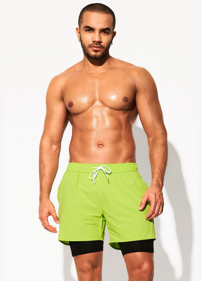 DESMIIT | Quick Dry Double Layer Swim Trunk