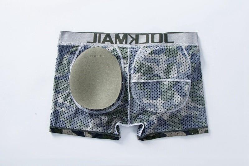 prince-wear JOCKMAIL | Camo Mesh Boxer with Removable Pads