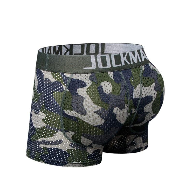 prince-wear JOCKMAIL | Camo Mesh Boxer with Removable Pads