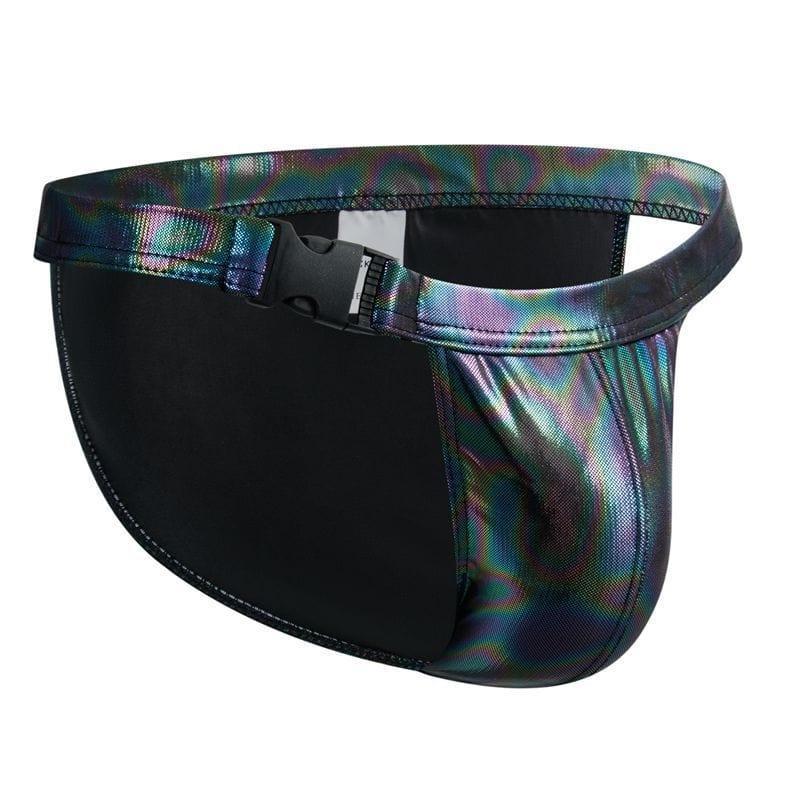 prince-wear JOCKMAIL | Metallic Laser Swim Briefs