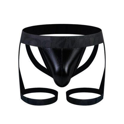 prince-wear Black / M JOCKMAIL | Suspenders Double Jockstrap Men's Lingerie