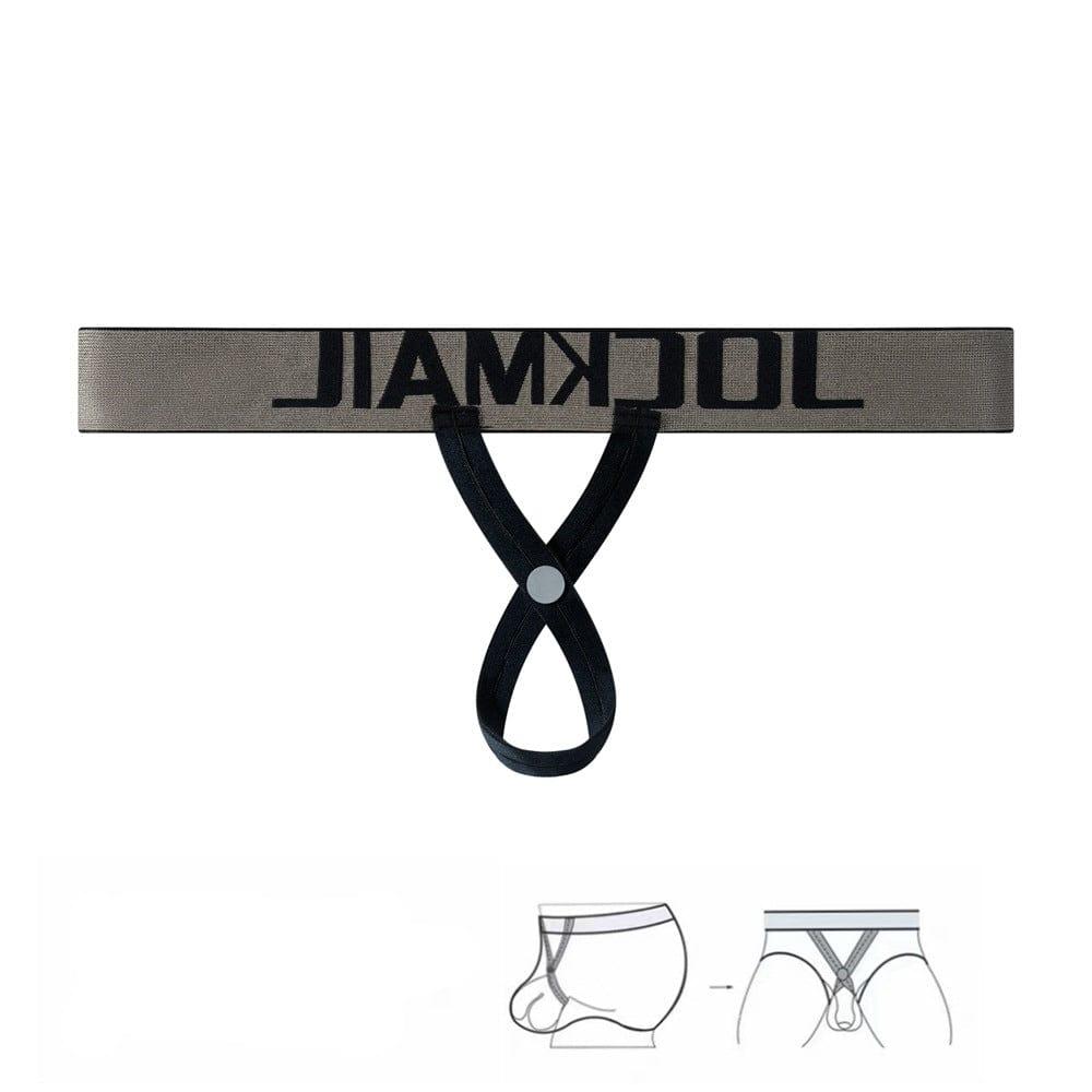 prince-wear Gray / S/M JOCKMAIL | Twisted Knot Men's Lingerie