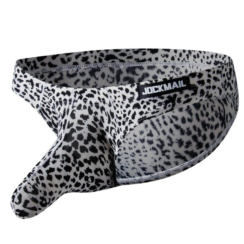 2. JOCKMAIL | Leopard Print Big Boy Bulge Pouch Brief - $17.00 USD