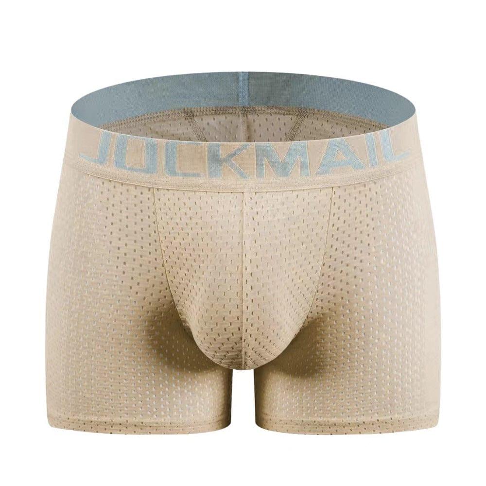 prince-wear popular products Khaki / L JOCKMAIL | Mesh Boxer with Sponge Padding