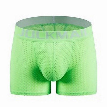 prince-wear popular products Fluorescent Green / L JOCKMAIL | Mesh Boxer with Sponge Padding