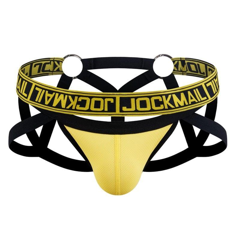 prince-wear Yellow / M JOCKMAIL | Mobius Mesh Adjustable Support Dual Jockstrap