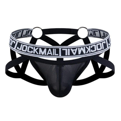 prince-wear Black / M JOCKMAIL | Mobius Mesh Adjustable Support Dual Jockstrap