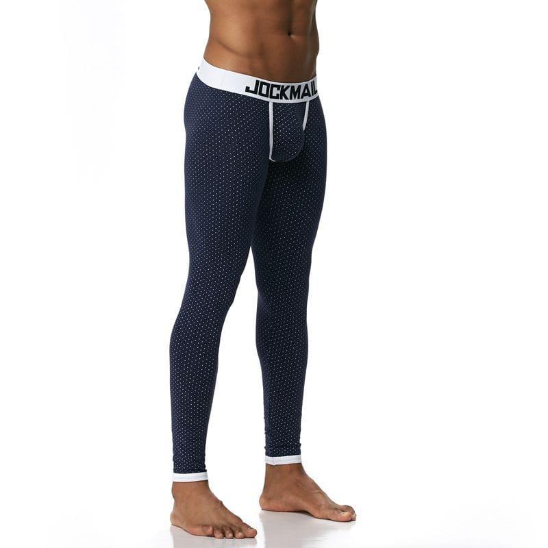 prince-wear popular products JOCKMAIL | Polka Dot Bulge Pouch Long Underwear