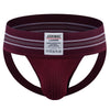 prince-wear popular products Purplish red / L JOCKMAIL | Rainbow Big Boy Bulge Pouch Jockstrap