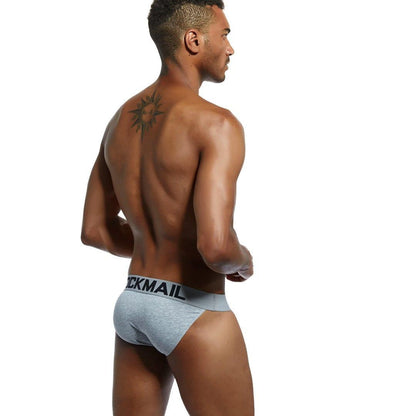 prince-wear popular products Gray / M JOCKMAIL | Solid Color Bikini Briefs