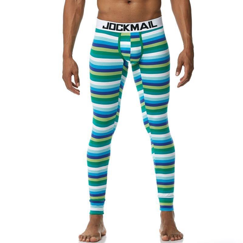 prince-wear popular products JOCKMAIL | Striped Bulge Pouch Long Underwear