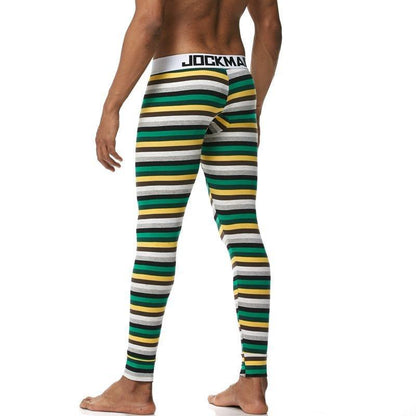 prince-wear popular products JOCKMAIL | Striped Bulge Pouch Long Underwear