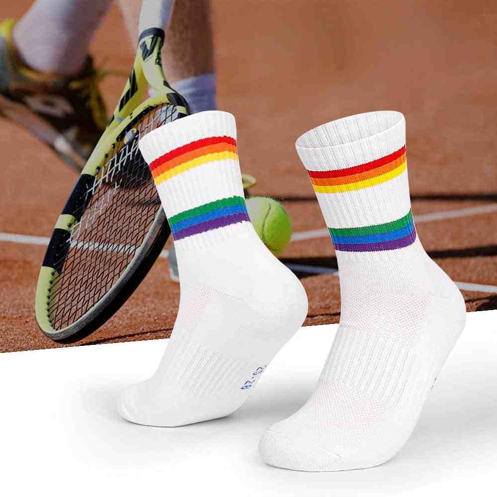 prince-wear PRINCEWEAR™ | SpectrumStride Rainbow Crew Sock