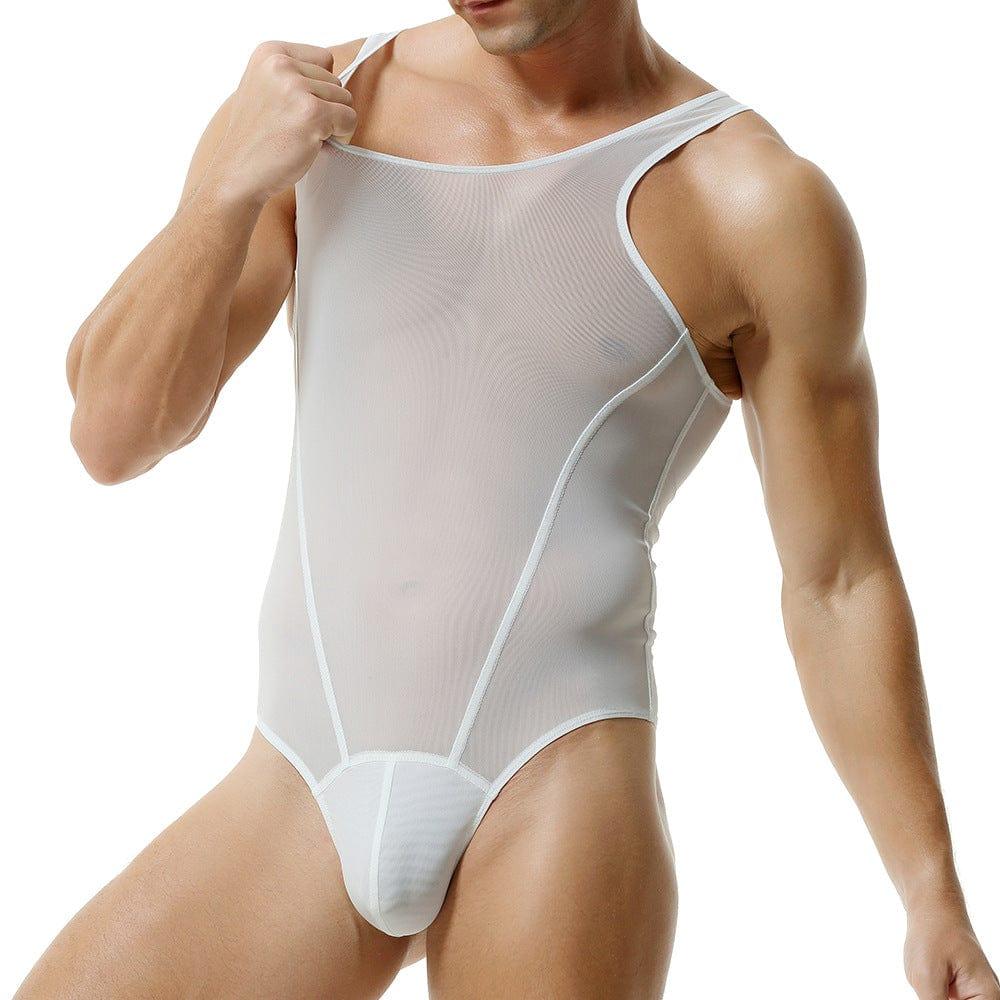 prince-wear White / M TAUWELL | Sheer Bodysuit